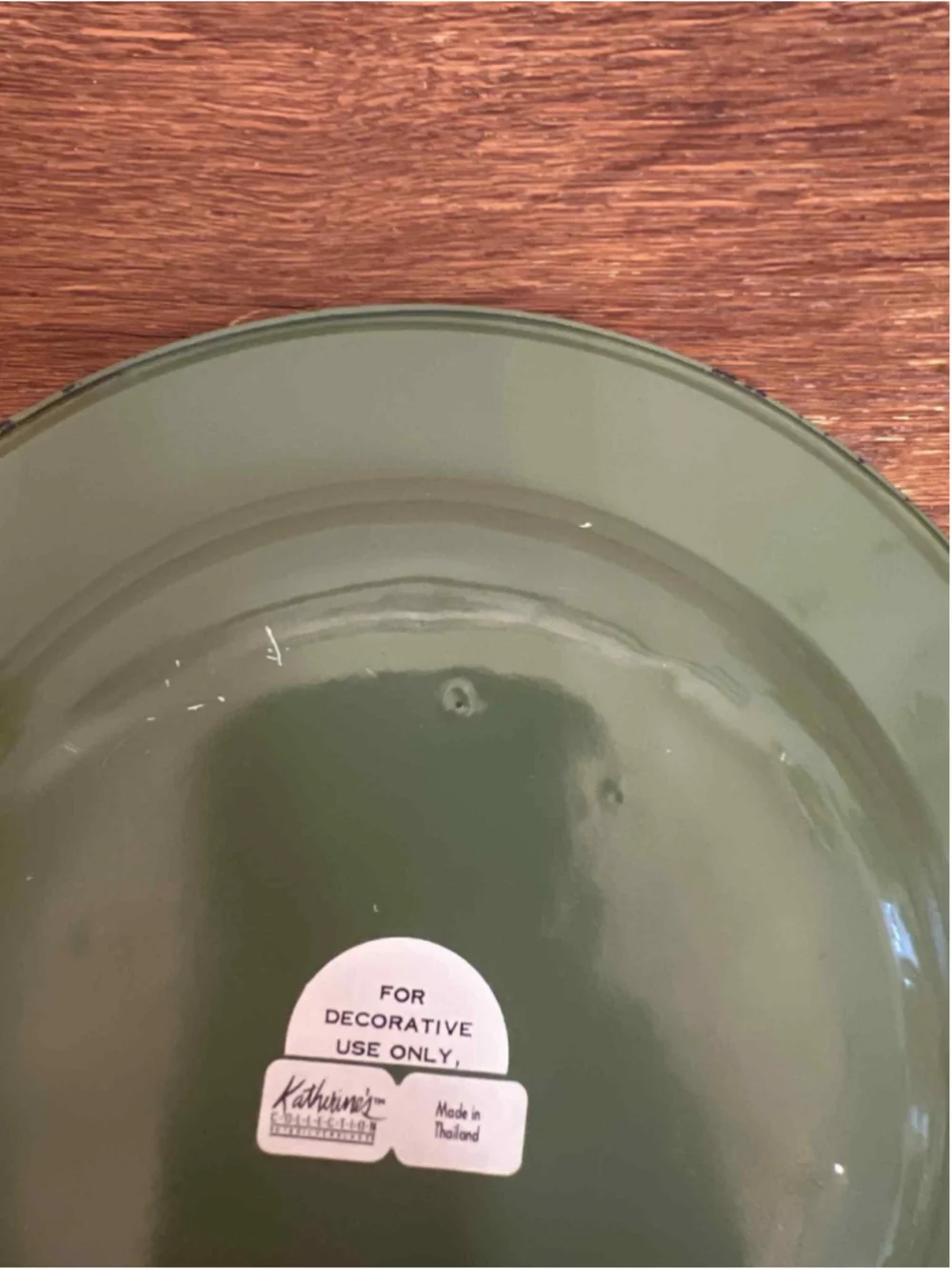 Katherines Collection Decorative Bunny Plates Set X2 Green Lattice Easter Spring